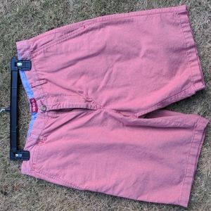 Size 34 merona red wine colored tailored fit shorts